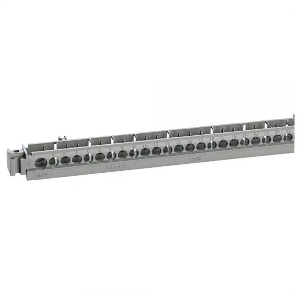 legrand-support vide borniers - coffret plexo� 18 mod et xl�125 - 50 trous - 385mm (404821)
