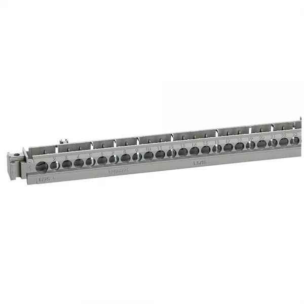 legrand-support vide pour borniers pour coffret �tanche plexo� - 35 trous - 276mm (004817)