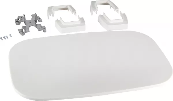 legrand-table blanche pour colonnettes 1 et 2 compartiments (653084)