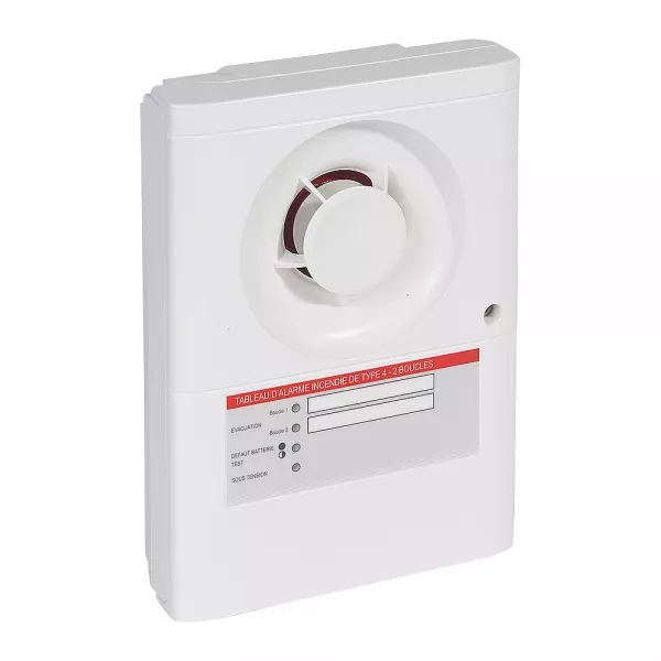 legrand-tableau d\'alarme incendie de type 4 - alimentation secteur - 2 boucles (140562)
