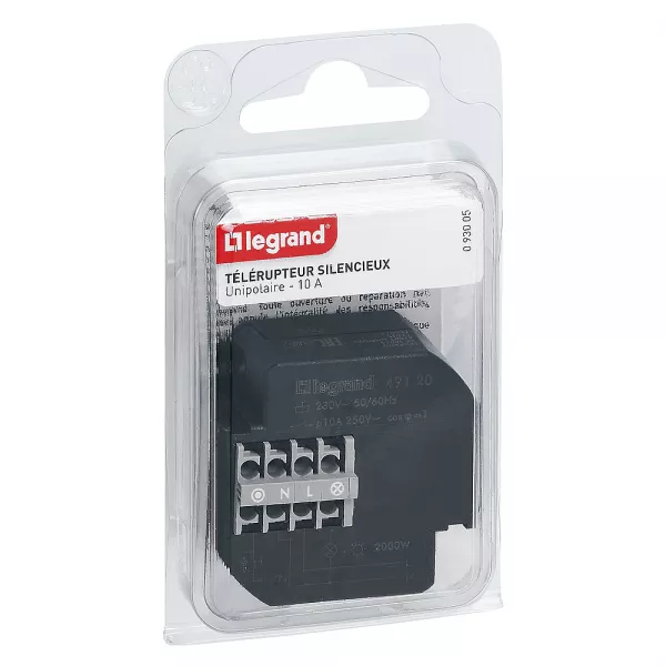 legrand-t�l�rupteur � encastrer unipolaire silencieux 10a 230v~ (093005)