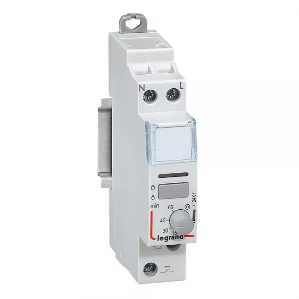 legrand-t�l�rupteur silencieux temporis� � vis 230v~- 1p - 250v~~ - 16a - 1f -1 module (412401)