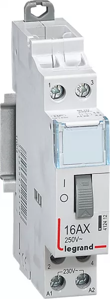 legrand-t�l�rupteur standard � vis 230v~- 2p - 250v~~ - 16a - 2f - 1 module (412412)