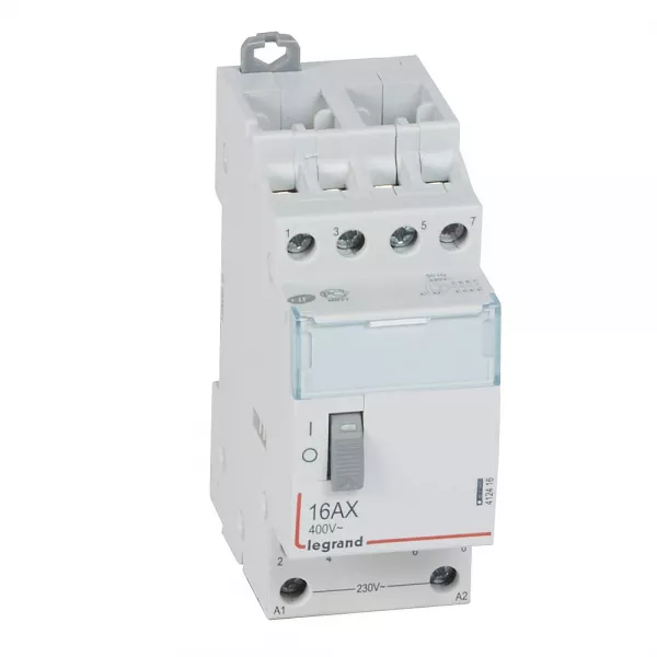 legrand-t�l�rupteur standard � vis 230v~- 4p - 400v~~ - 16a - 4f - 2 modules (412416)