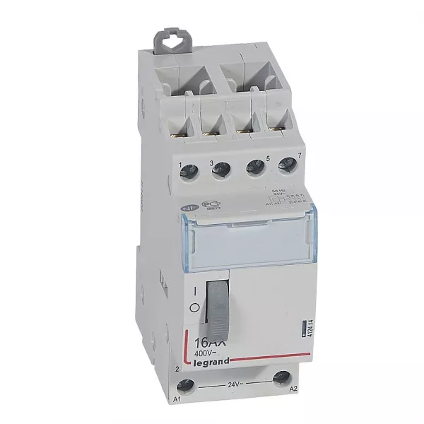 legrand-t�l�rupteur standard � vis 24 v~- 4p - 400v~~ - 16a - 4f - 2 modules (412414)