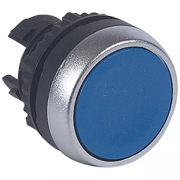 legrand-t�te � impulsion non lumineuse affleurante ip69 osmoz composable - bleu (023803)