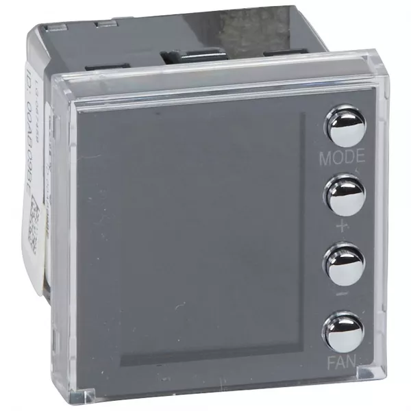 legrand-thermostat avec �cran myhome bus � �quiper de plaque - 2 modules (067459)