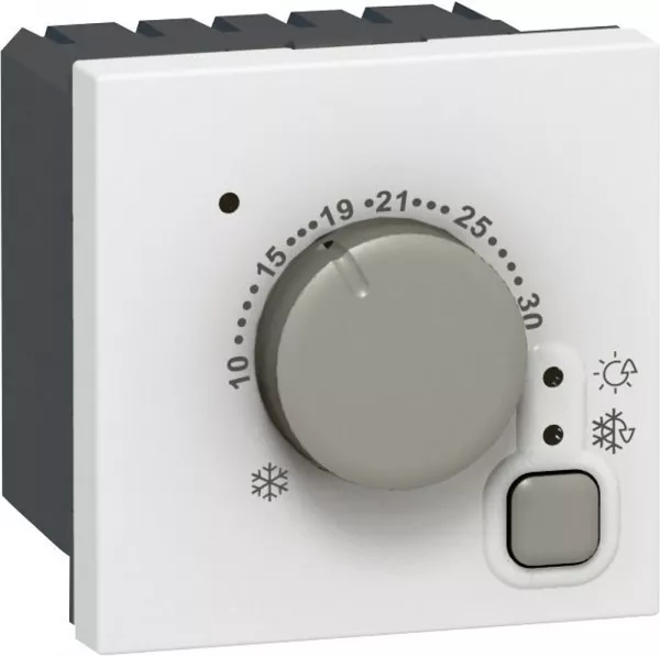 legrand-thermostat d\'ambiance �lectronique mosaic - 2 modules - blanc (076720)