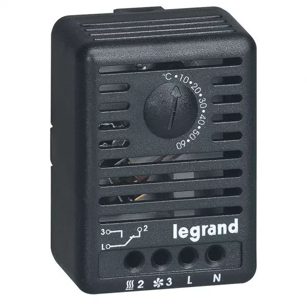 legrand-thermostat pour coffret/armoire - de 5 � 60�c - fixation sur rail (034847)