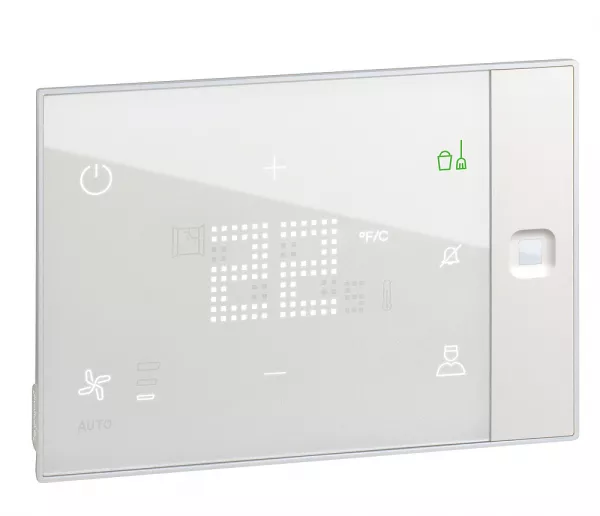 legrand-thermostat tactile ux one 230v chauffage et clim h�tel encastr� personnalisable (048980)