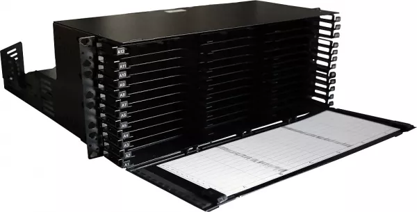 legrand-tiroir optique 4u lcs� tr�s haute densit� +gestion cordons pour cassettes 8brins (032192)