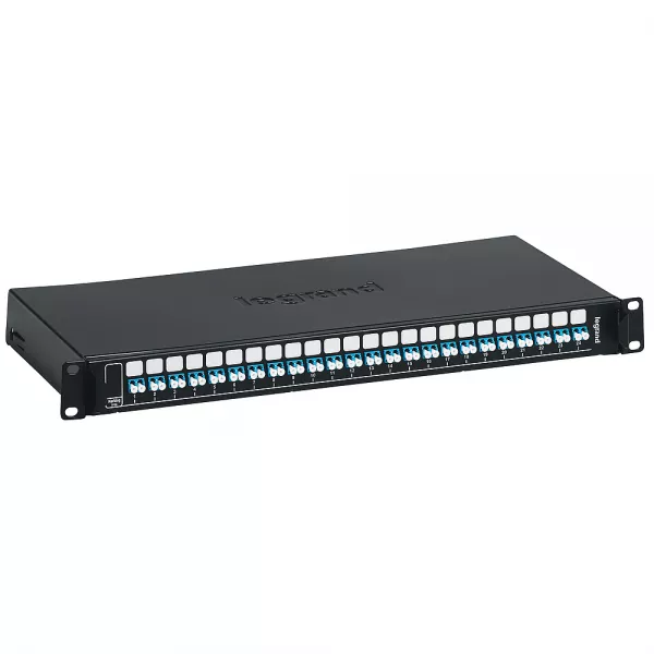 legrand-tiroir optique coulissant 19pouces lcs� avec 24 connecteurs lc duplex monomode (032165)