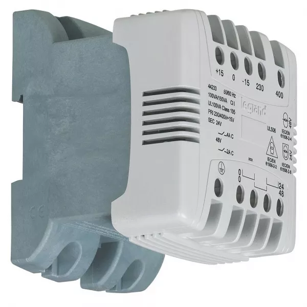 legrand-transformateur de commande et s�curit� � vis - prim 230/400v~/sec 24/48 v -63 va (044232)