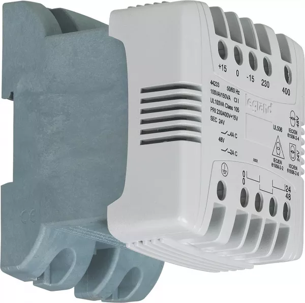 legrand-transformateur de commande et s�curit� � vis -prim 230/400v~/sec 24/48 v -100 va (044233)