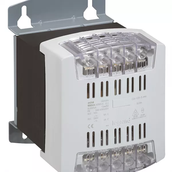 legrand-transformateur de commande et s�paration � vis-prim 230/400v/sec 115/230v-1000va (044268)