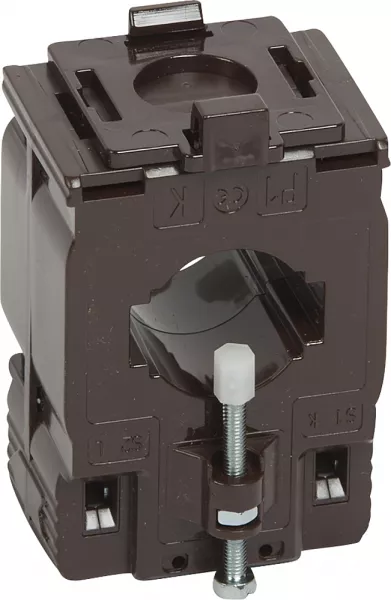 legrand-transformateur de courant ferm� 600/5 pour barre ou c�ble �27mm 12 va (412114)