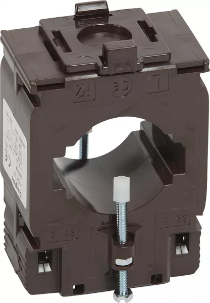 legrand-transformateur de courant ferm� 800/5 pour barre ou c�ble �40mm 8 va (412132)