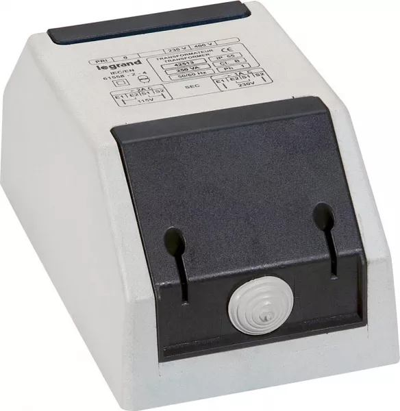 legrand-transformateur de s�curit� monophas� ip55 classe ii prim. 230v~/sec. 12v~ -160va (042762)