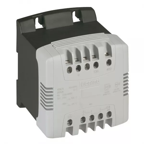 legrand-transformateur de s�curit� primaire 230v � 400v et secondaire 24v~ - 630va (042862)