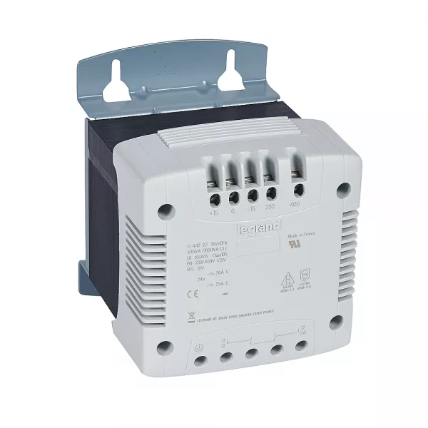 legrand-transformateur monophas� 230v � 400v sortie 12v � 24v - 630va (044227)