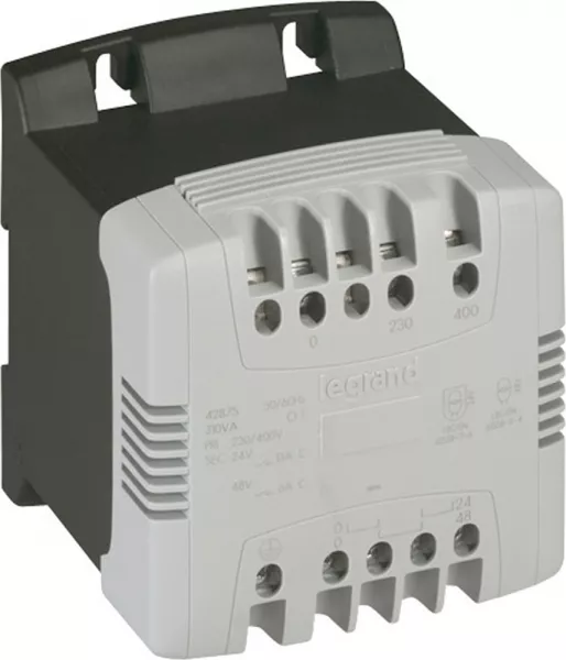 legrand-transformateur s�paration circuits prim 230v � 400v et sec 115v~ � 230v~ - 310va (042790)