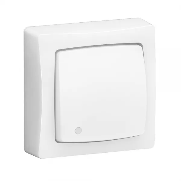 legrand-transformeur simple lumineux appareillage saillie complet blanc (086017l)