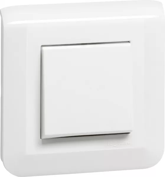 legrand-va et vient 2 modules blanc mosaic complet/25 (077081l)