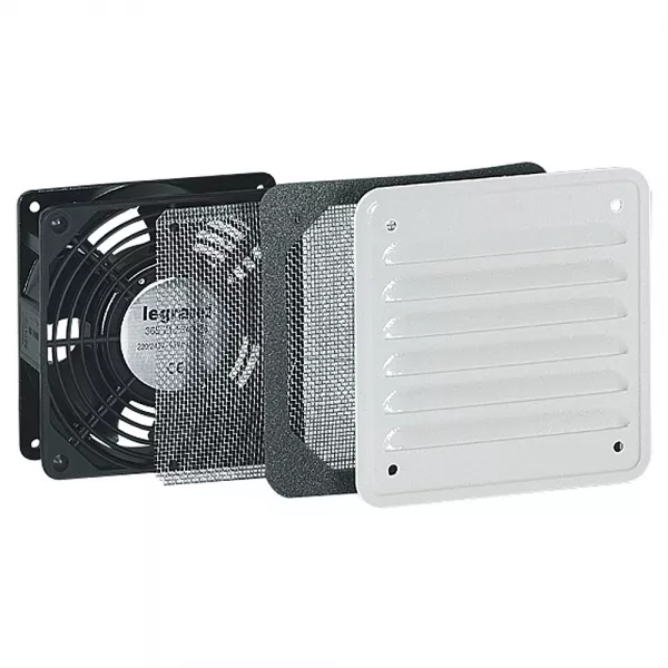 legrand-ventilateur 30/160 m�/h - ral7035 - avec ou�e m�tal - ip32 ik10 (034817)