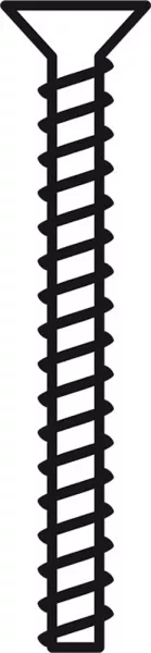 legrand-vis standard pour plaques art d\'arnould univers epure et fusion -mur �pais/b�ton (402002)