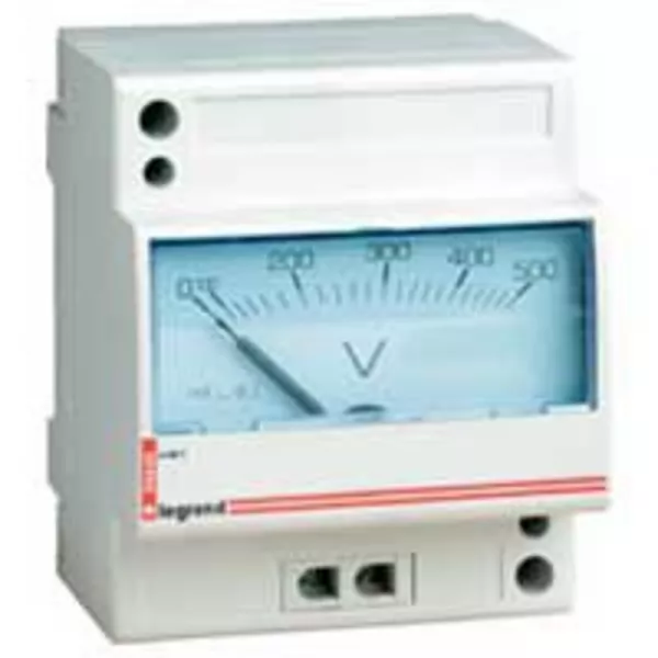 legrand-voltm�tre analogique modulaire �chelle 0v � 500v - 4 modules (004660)