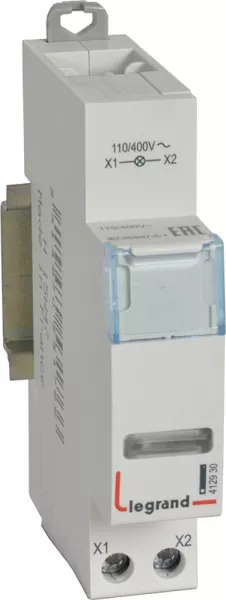 legrand-voyant � led cx� simple 110v~ � 400v~ - blanc - 1 module (412930)