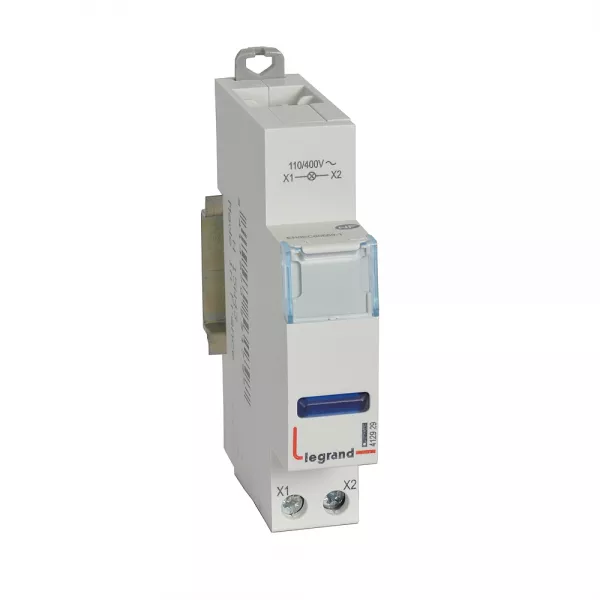 legrand-voyant � led cx� simple 110v~ � 400v~ - bleu - 1 module (412929)