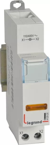 legrand-voyant � led cx� simple 110v~ � 400v~ - jaune - 1 module (412928)