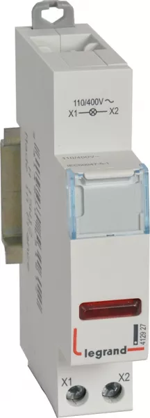 legrand-voyant � led cx� simple 110v~ � 400v~ - rouge - 1 module (412927)