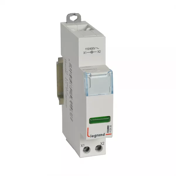 legrand-voyant � led cx� simple 110v~ � 400v~ - vert - 1 module (412926)