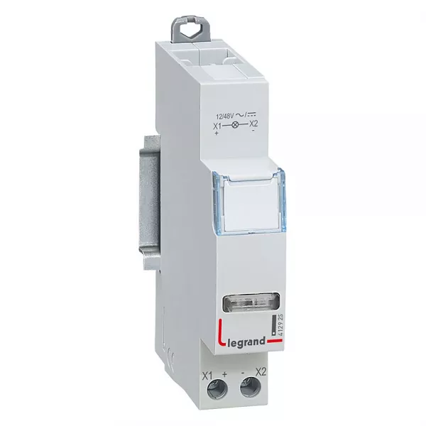 legrand-voyant � led cx� simple 12v~ � 48v~ ou 12v= � 48v= - blanc - 1 module (412925)
