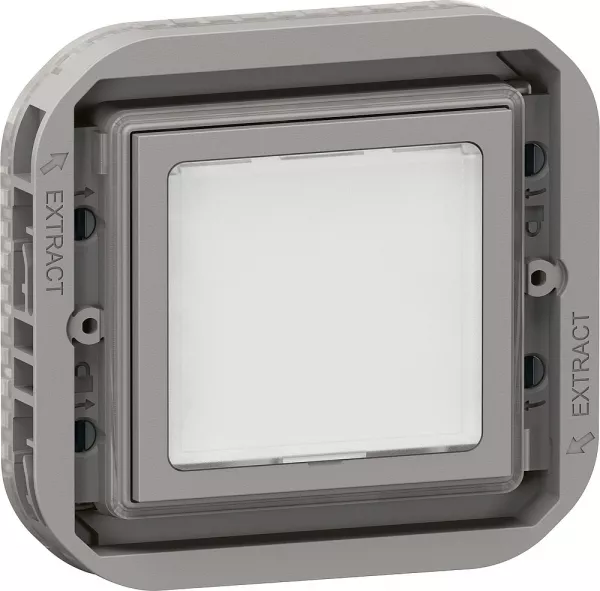 legrand-voyant de balisage et signalisation plexo composable gris/blanc (069583l)