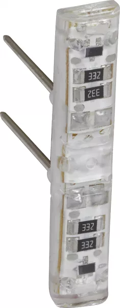 legrand-voyant lum 12v, 24v ou 48v easy-led brochable � leds blanches pour m�ca mosaic (067687l)