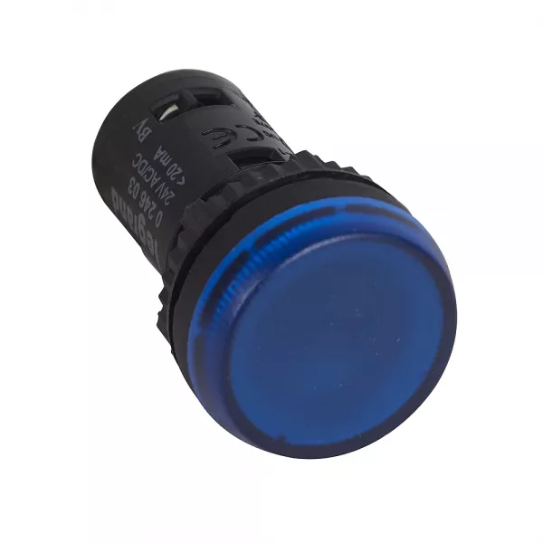 legrand-voyant monobloc avec led int�gr�e ip69 osmoz complet - bleu - 24v~ ou 24v= (024603)