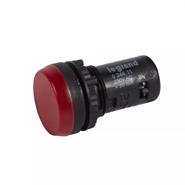 legrand-voyant monobloc avec led int�gr�e ip69 osmoz complet - rouge - 230v~ (024611)