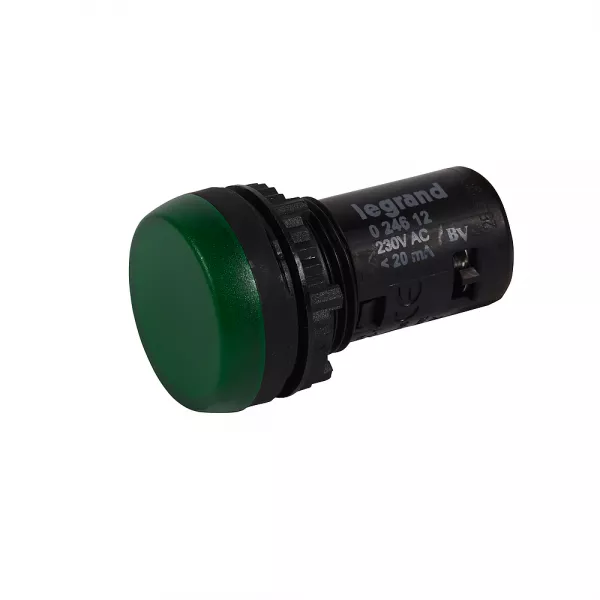 legrand-voyant monobloc avec led int�gr�e ip69 osmoz complet - vert - 230v~ (024612)