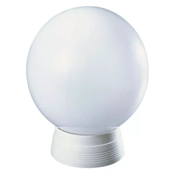 LENA - Borne Ext. IP41 IK08, blanc, E27 40W max., lampe non incl., haut. 24cm (1723)