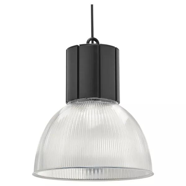 LEXA - Suspension �316mm, noir / transparent, LED int�g. 37W 60� 3000K 3600lm (50765)