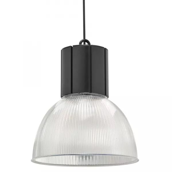 LEXA DALI - SUSP. �316MM, NOIR / TRANSPARENT, LED INT�G. 37W 60� 3000K 3600LM