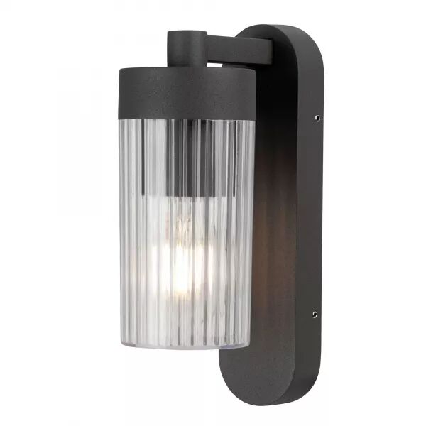 LILI - APPLIQUE MUR EXT. IP44 IK04, NOIR, E27 40W MAX., LPE NON INCL.