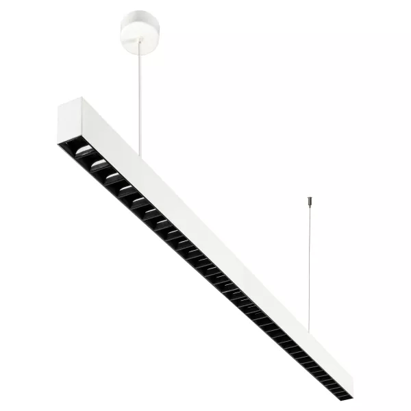 LINEAR 2 - Susp. 1,4m Up&Down UGR16 56W 4000K 3100/2800lm 50000h, blanc (51436)