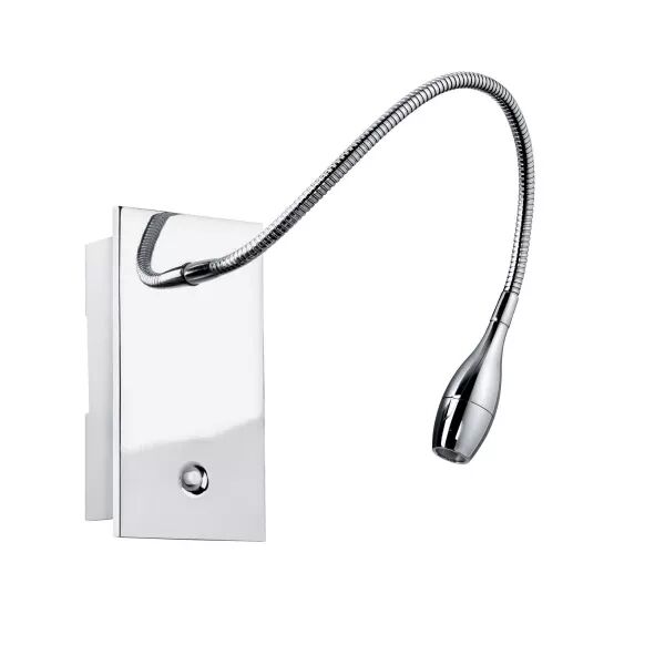 LIZA 3 01 - Liseuse 3,3W 3000K 145lm 40� 30000h dimmable, pat�re, chrom�e (50258)