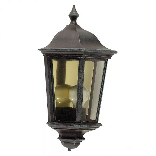 LIZIO - Applique Mur Ext. IP44 IK08, noir, E27 100W max., Lpe non incl. (1930)