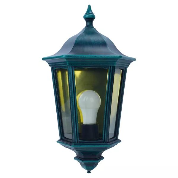LIZIO - Applique Mur Ext. IP44 IK08, vert, E27 100W max., Lpe non incl. (1932)