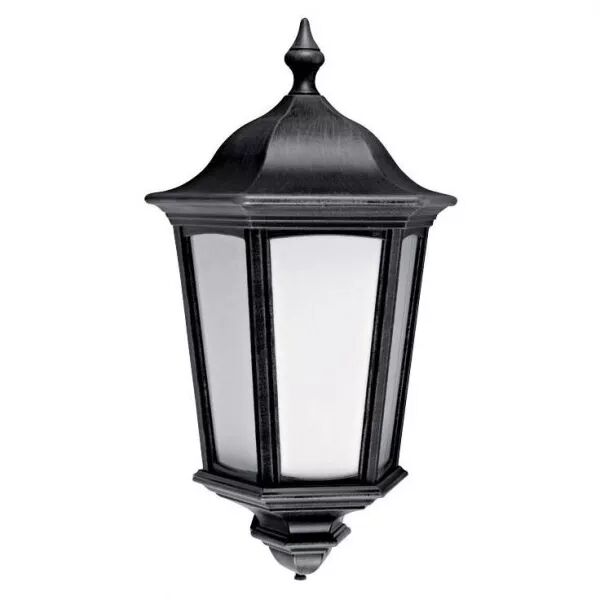 LIZIO LED- Applique Mur Ext. IP44 IK08, noir, LED int�g. 13W 2700K 400lm (50292)